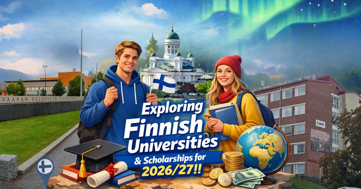 Exploring Finnish Universities, and the scholarships they are offering in 2026/27!